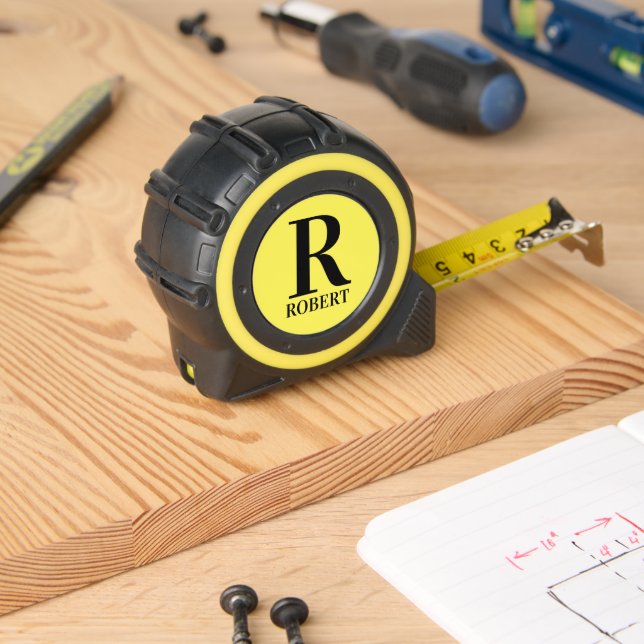 Minimalistic Monogram and Name 1 (Woodwork)