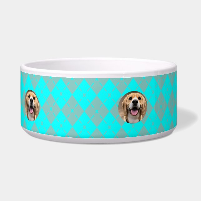 Minimalistic Monogrammed Dog Food Pet Accessory Do (Right)