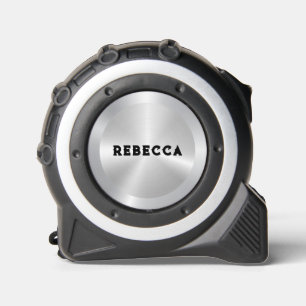 Minimalistic Name Metallic Silver Circle 1