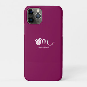 Minimalistic Om Handwritten Personalized Case-Mate iPhone Case