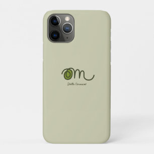 Minimalistic Om Handwritten Personalized Case-Mate iPhone Case