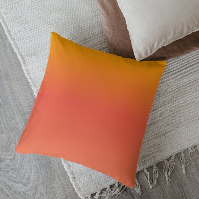 Minimalistic Ombre Vibrant Sunset Cushion (Creator Uploaded)