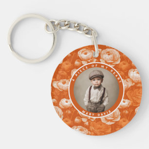 Minimalistic One Year Anniversary Gifts Custom  Key Ring