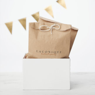 Minimalistic | Paper Shopping | Elegant | Kraft Favour Bags