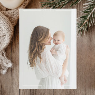 Minimalistic Photo Card   Simple and Elegant