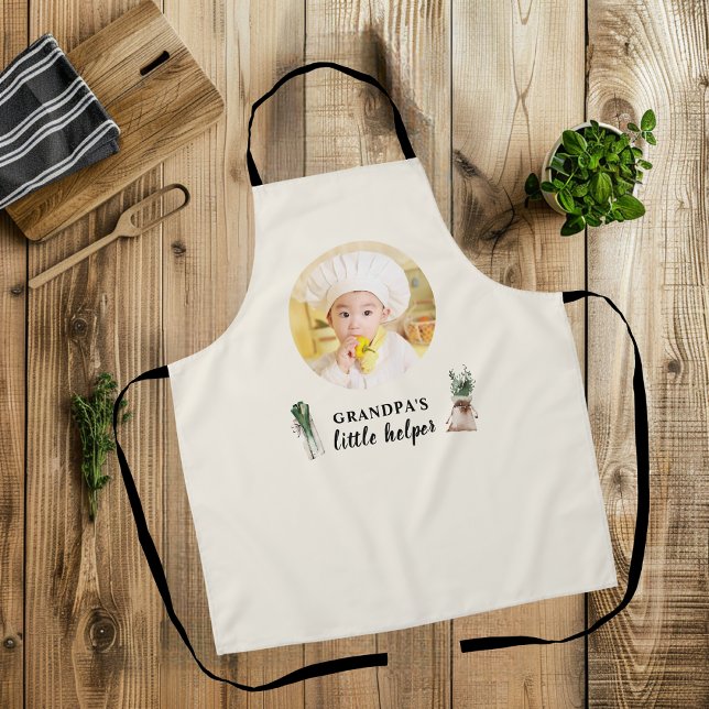 Minimalistic Photo | Grandpa's Kitchen Gift Apron (Creator Uploaded)