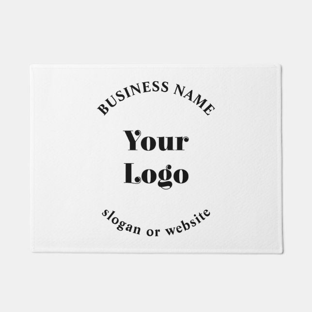 Minimalistic Retro-Modern Template for Your Logo Doormat (Front)