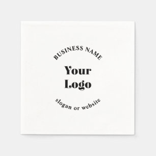 Minimalistic Retro-Modern Template for Your Logo Napkin