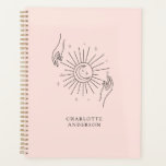 Minimalistic sun moon stars planner<br><div class="desc">Minimalistic sun moon stars planner.
Just edit your product in a few minutes. You can change the font/size/colour and position using "further personalise".</div>