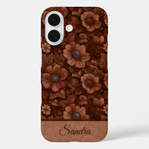 Minimalistic Surprise Birthday Anemones Floral iPhone 16 Case