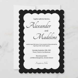 Minimalistic Wedding Invitation