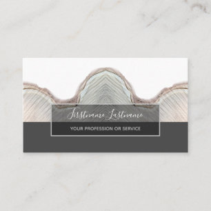 Minimalistic wooden gray rectangle stripes business card