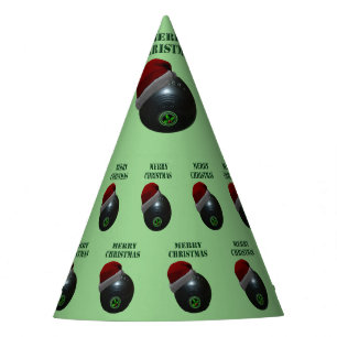 Minimalists Bowls Merry Christmas,  Party Hat