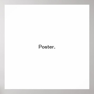 Minimalist's Poster