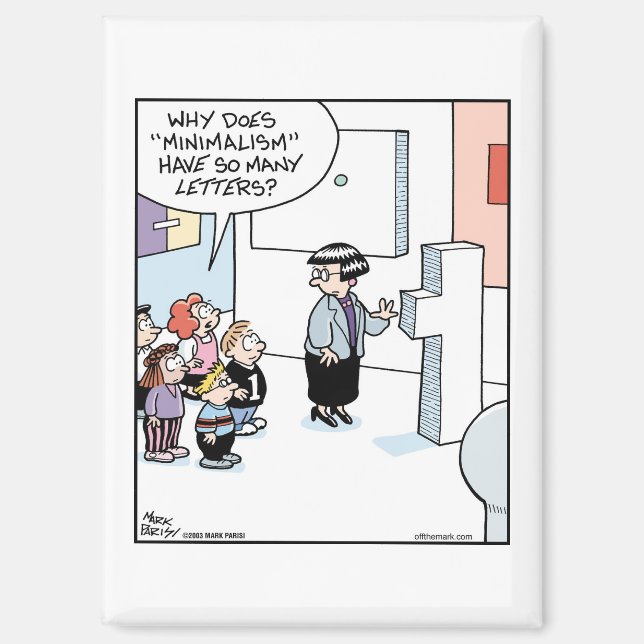 Minimilism Art Magnet (Front)