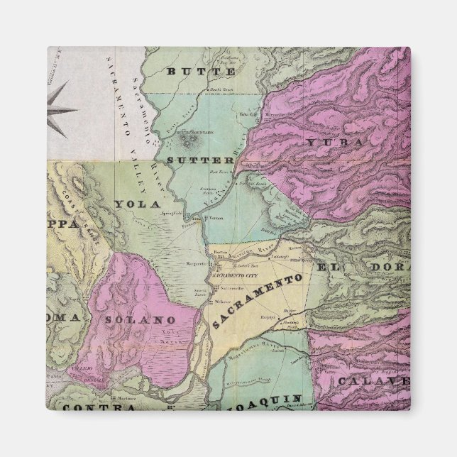 Mining District of California Magnet (Front)