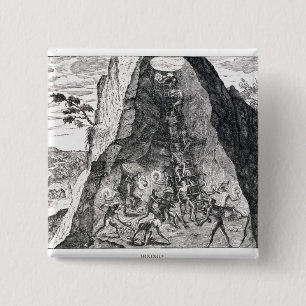 Mining', Frankfurt, 1602 15 Cm Square Badge