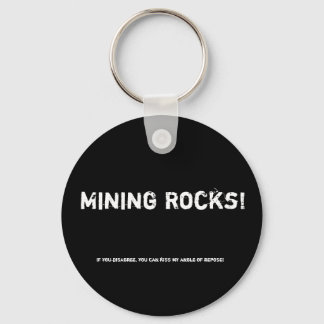 Mining Rocks! Key Ring