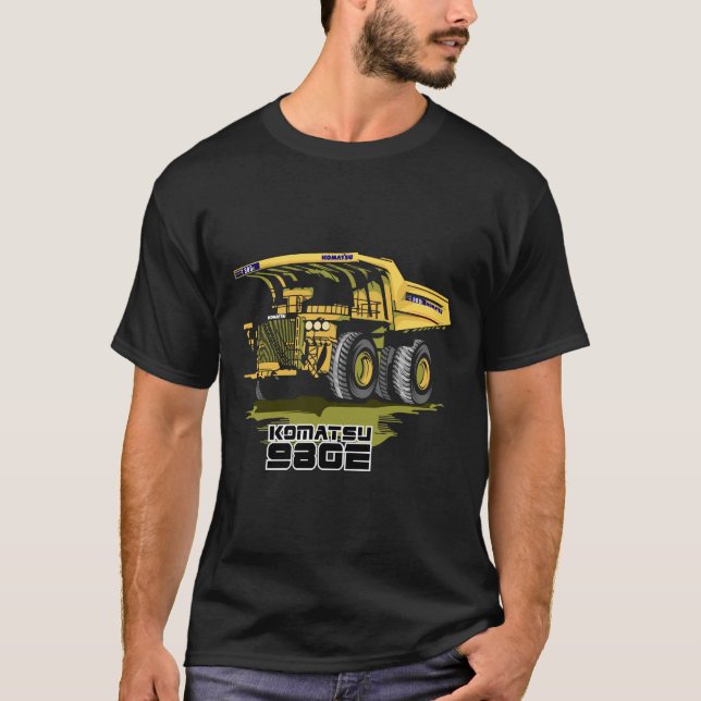 Mining Truck Komatsu 980E T-Shirt (Front)