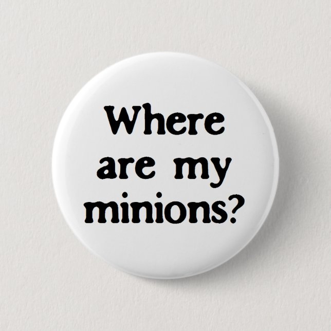 Minions 6 Cm Round Badge (Front)