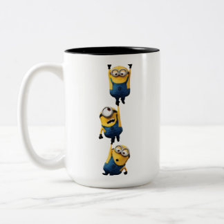 Minions Hanging Two-Tone Coffee Mug