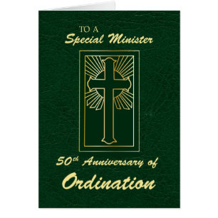 Minister 50th Anniversary of Ordination Green