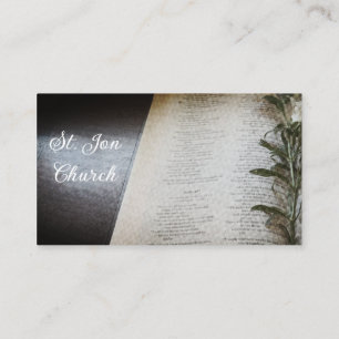 Minister Christian Light God Sky Business Cards