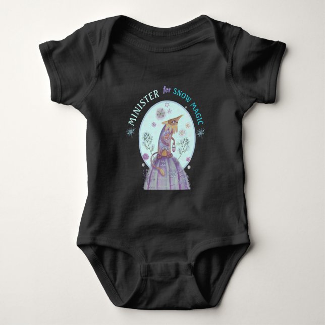 Minister for magic  baby bodysuit (Front)