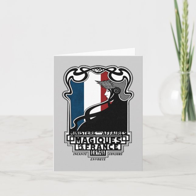 Ministère des Affaires Magiques de la France Logo Card (Front)