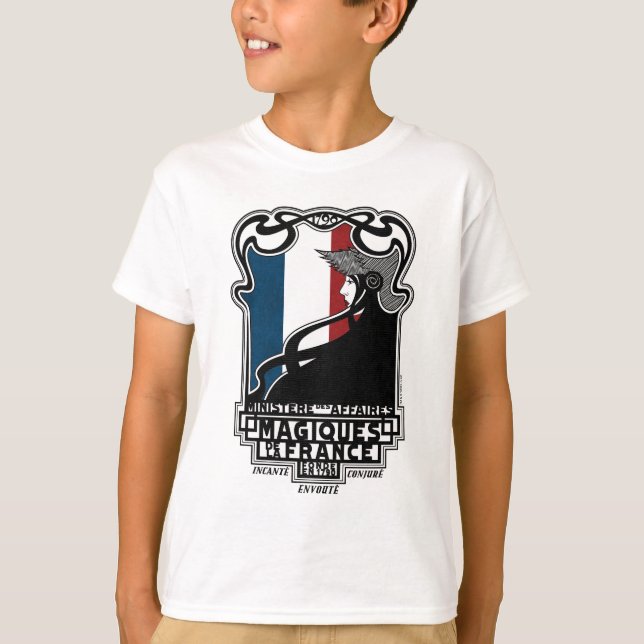 Ministère des Affaires Magiques de la France Logo T-Shirt (Front)