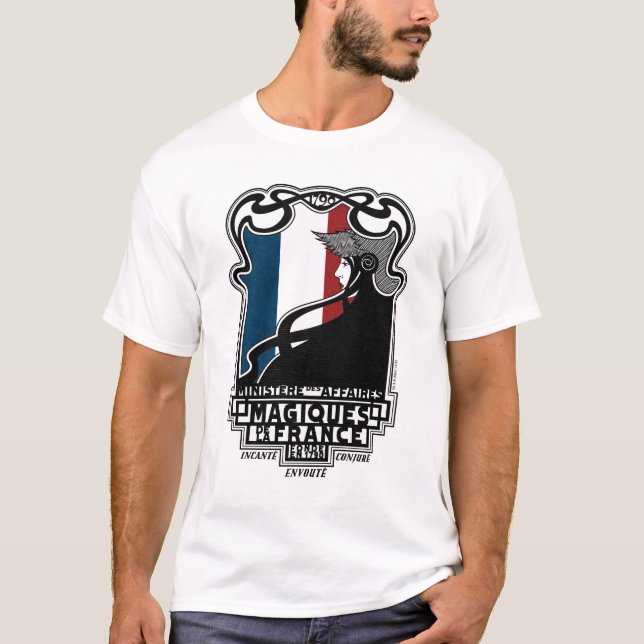 Ministère des Affaires Magiques de la France Logo T-Shirt (Front)