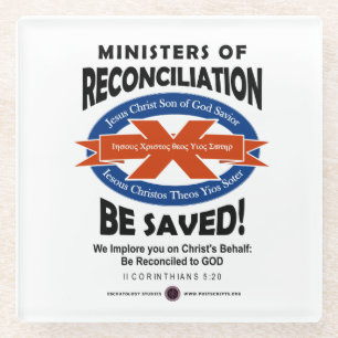 Ministers of Reconciliation Glass Coaster