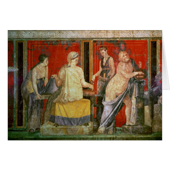 Ministrant Carrying a Tray of Food (Front Horizontal)