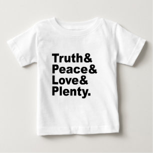 Ministries of Truth & Peace & Love & Plenty Baby T-Shirt