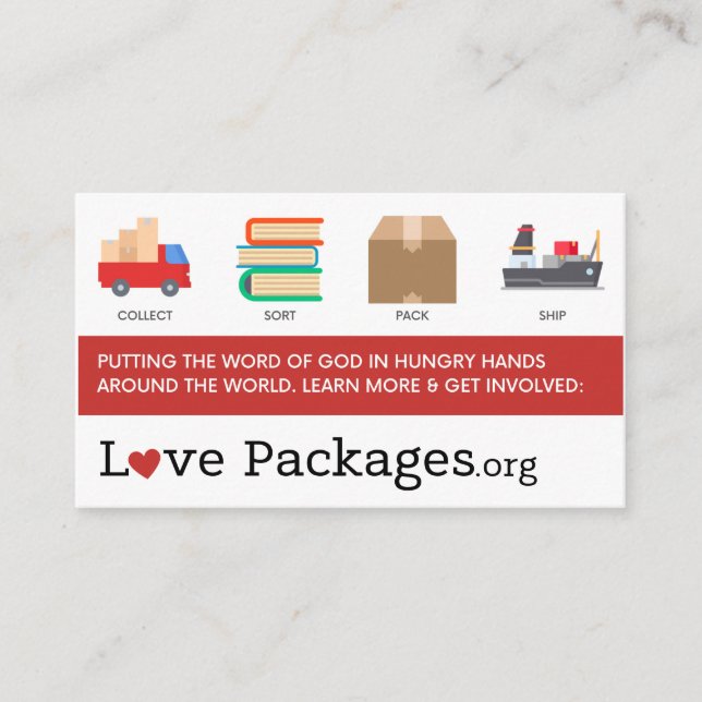 Ministry Cards (Pack of 100) (Front)