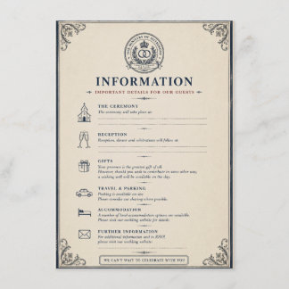 Ministry Of Matrimony Wedding Enclosure Funny Card