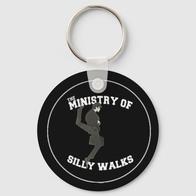 Ministry Of Silly Walks Keychain (Front)