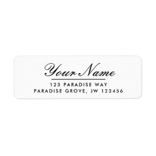 Ministry Supplies JW Address Labels