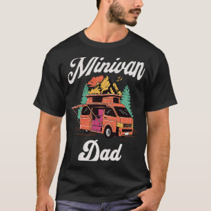 Minivan Dad Campervan Camping Outdoor Fathers' Da T-Shirt