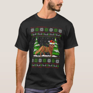 Mink Christmas Lights Xmas Ugly Sweater Mink Chris