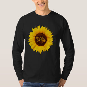 Mink For Women Men Weasel Otter Animal Sunflower T-Shirt