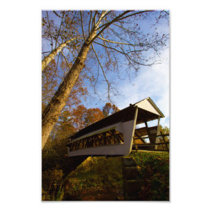 Mink Hollow Covered Bridge, Fairfield county, Ohio Photo Print