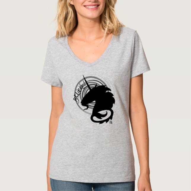 MinkMode Unicorn "Believe" Tee (Front)