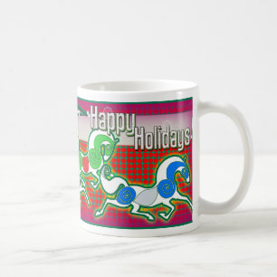 MinkMug Holiday Horses for Christmas Coffee Mug