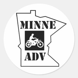 MinneADV Circle Sticker