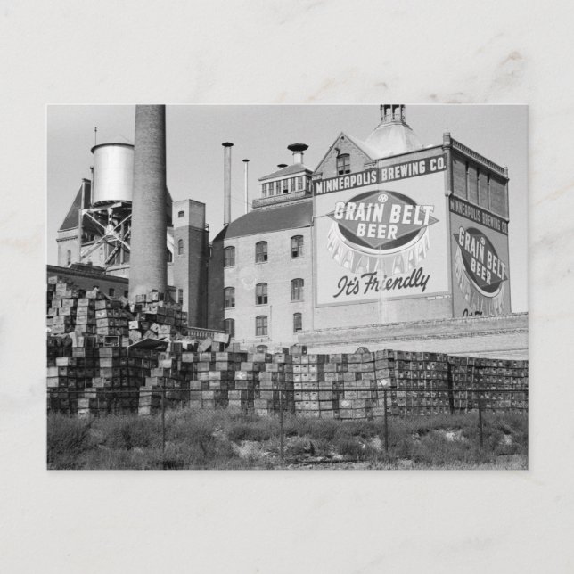 Minneapolis Brewery, 1930s Postcard (Front)