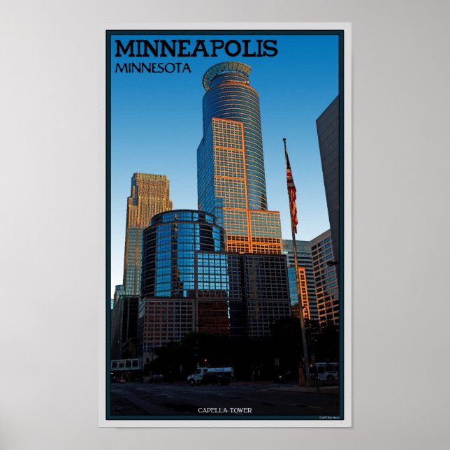 Minneapolis - Capella Tower Poster (Front)
