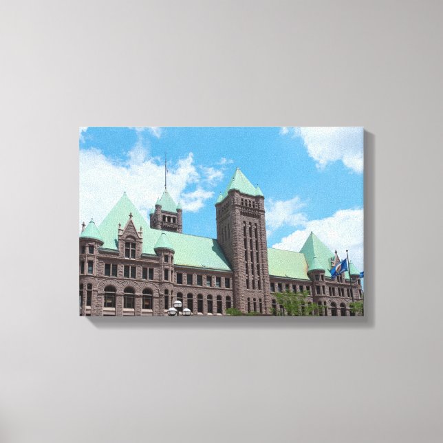 Minneapolis CIty Hall Canvas Print (Front)