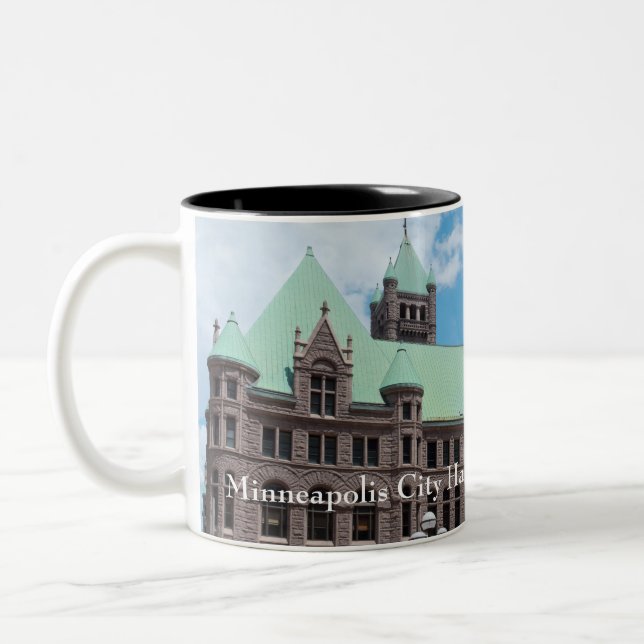 Minneapolis CIty Hall Two-Tone Coffee Mug (Left)