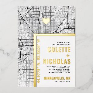 Minneapolis Love Locator   City Themed Wedding